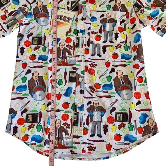The Office x RSVLTS Kevin Malone’s Famous Chili Button Down Shirt - Picture 7 of 11